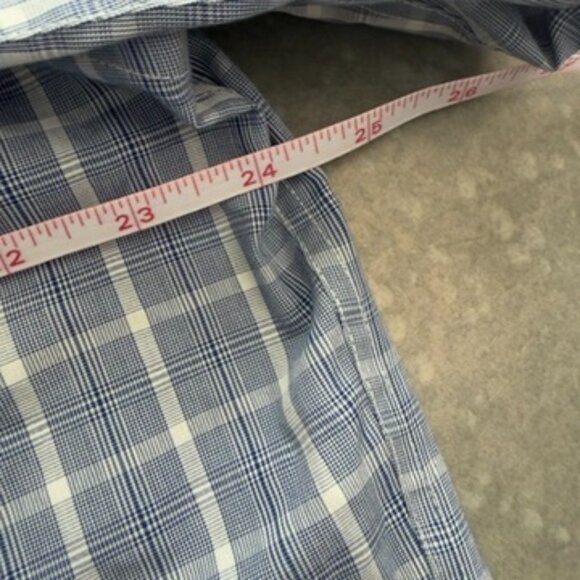 UNTUCKit Blue & White Plaid Wrinkle-Free Button-Down Shirt – Size XL Tall - Picture 16 of 16